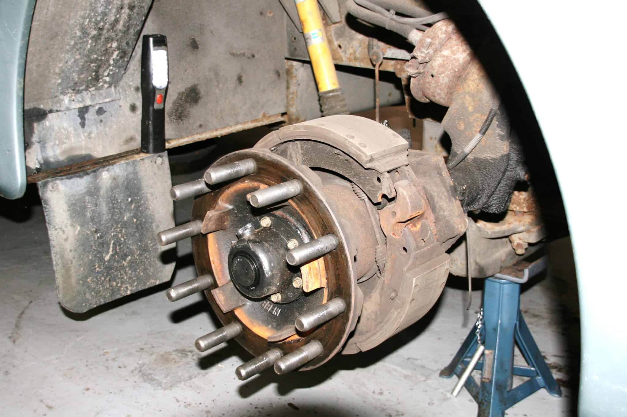 The Brake Rollers removed for cleaning